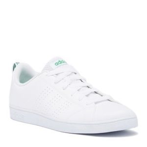 Adidas Advantage White and Green Lining